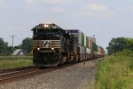 NS 1201 charges west through rural northern Ohio with 21T